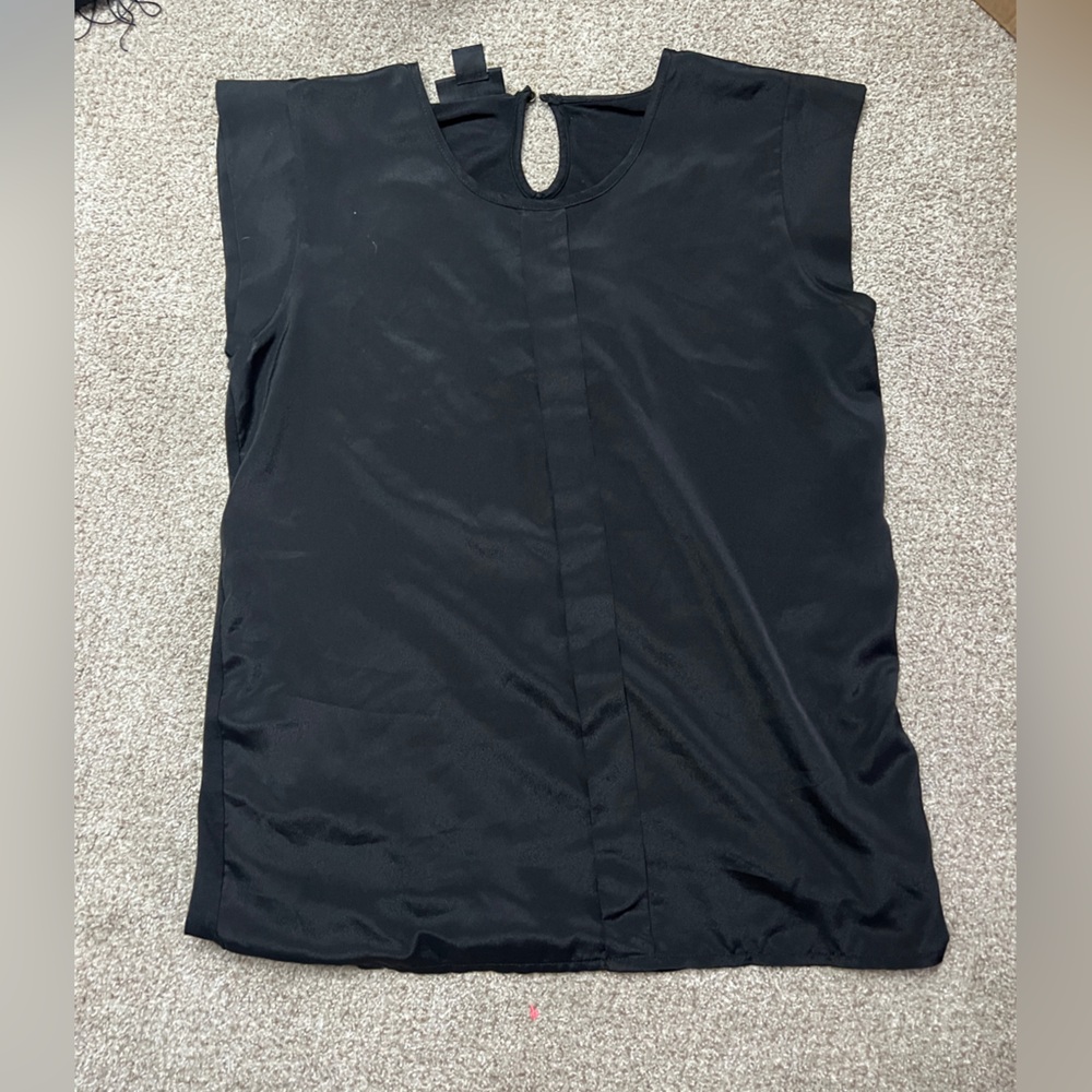 Metaphor Elegant Black Sleeveless Top